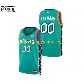 Maillot Basket San Antonio Spurs Personnalisé Nike 2022-2023 City Edition Swingman - Enfant